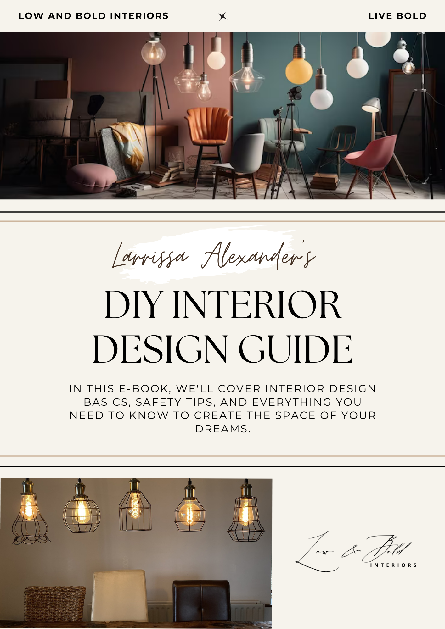 Custom E-Book: DIY Interior Design Guide For Beginners